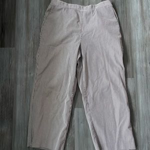 Blue and White striped pants